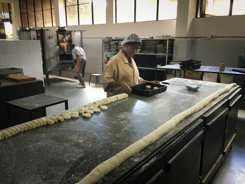 the bakery at Isha in Coimbatore's Akshaya