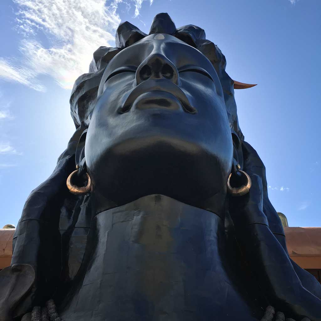 Adiyogi statue at Isha Yoga Center in Coimbatore, India