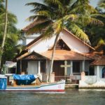 Syrian Christian church in the Kerala Backwaters.