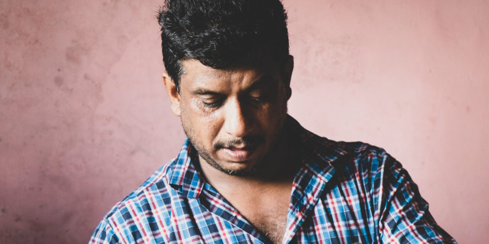 Sheril in the kitchen of his Thekkady cooking school.