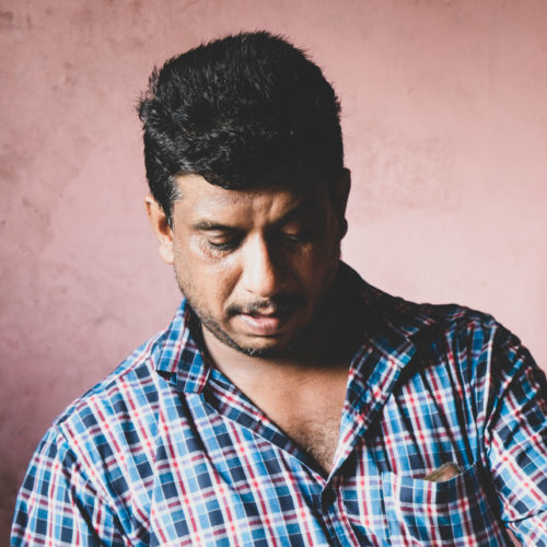 Sheril in the kitchen of his Thekkady cooking school.