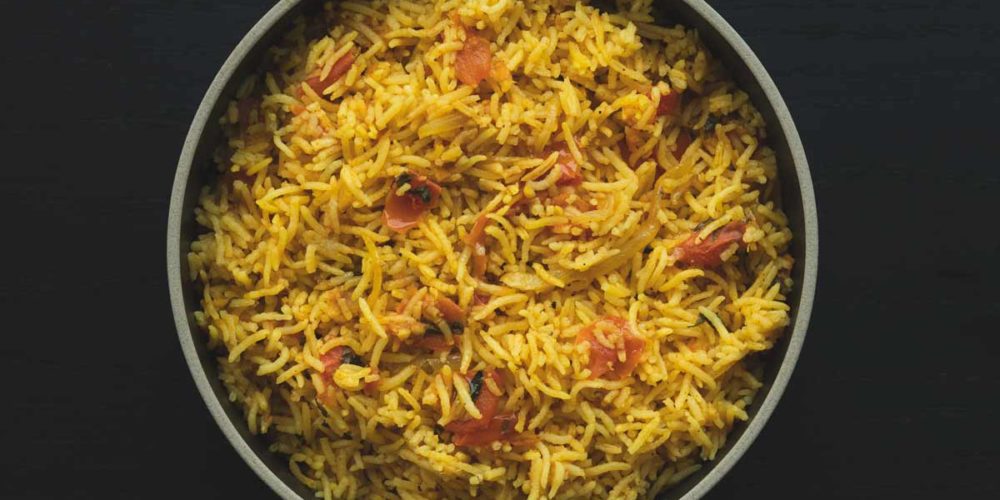 South Indian Nicely Spiced Tomato Rice