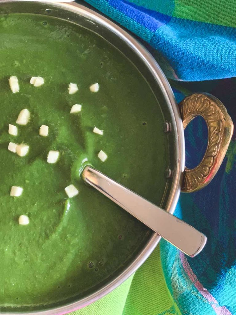 Spinach and Moong Dal Soup