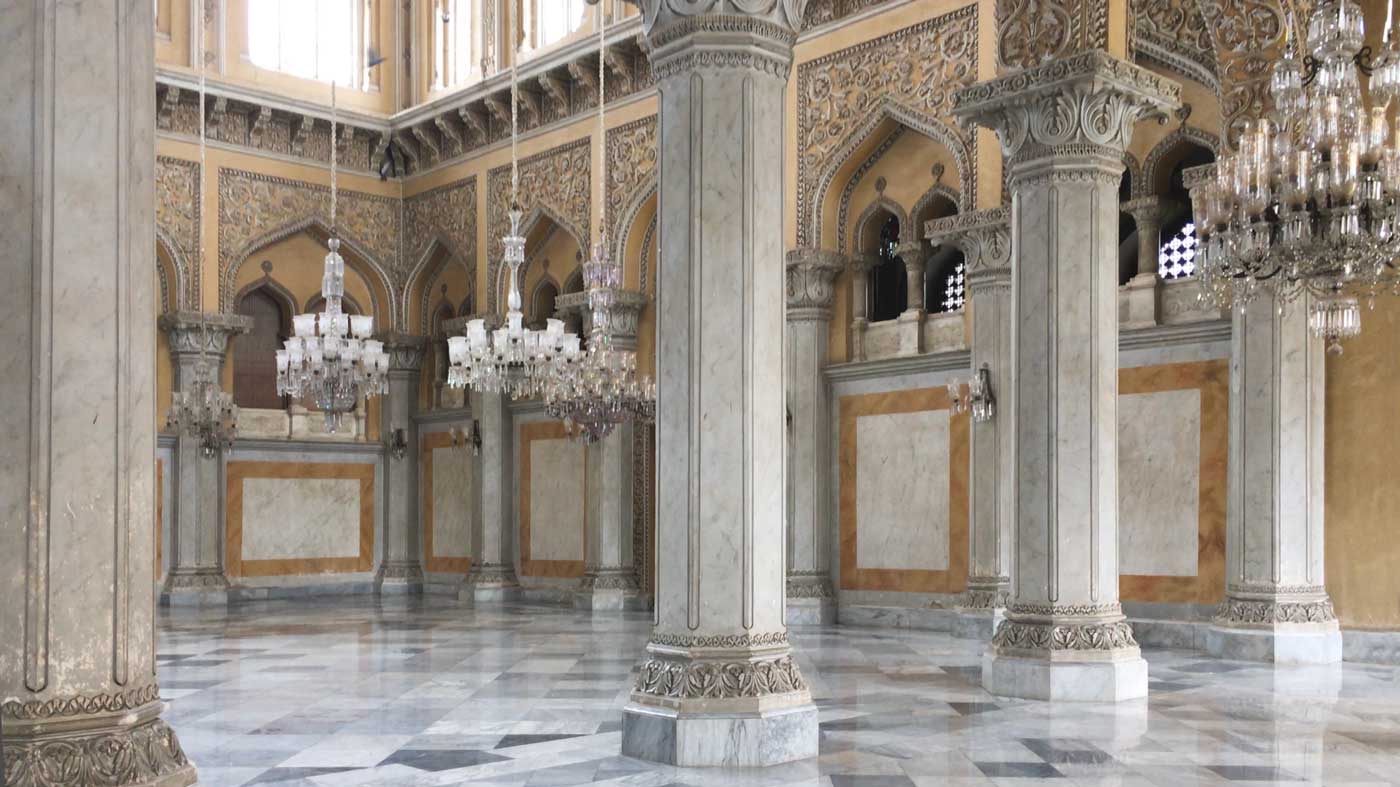 interior of Chowmahalla Palace