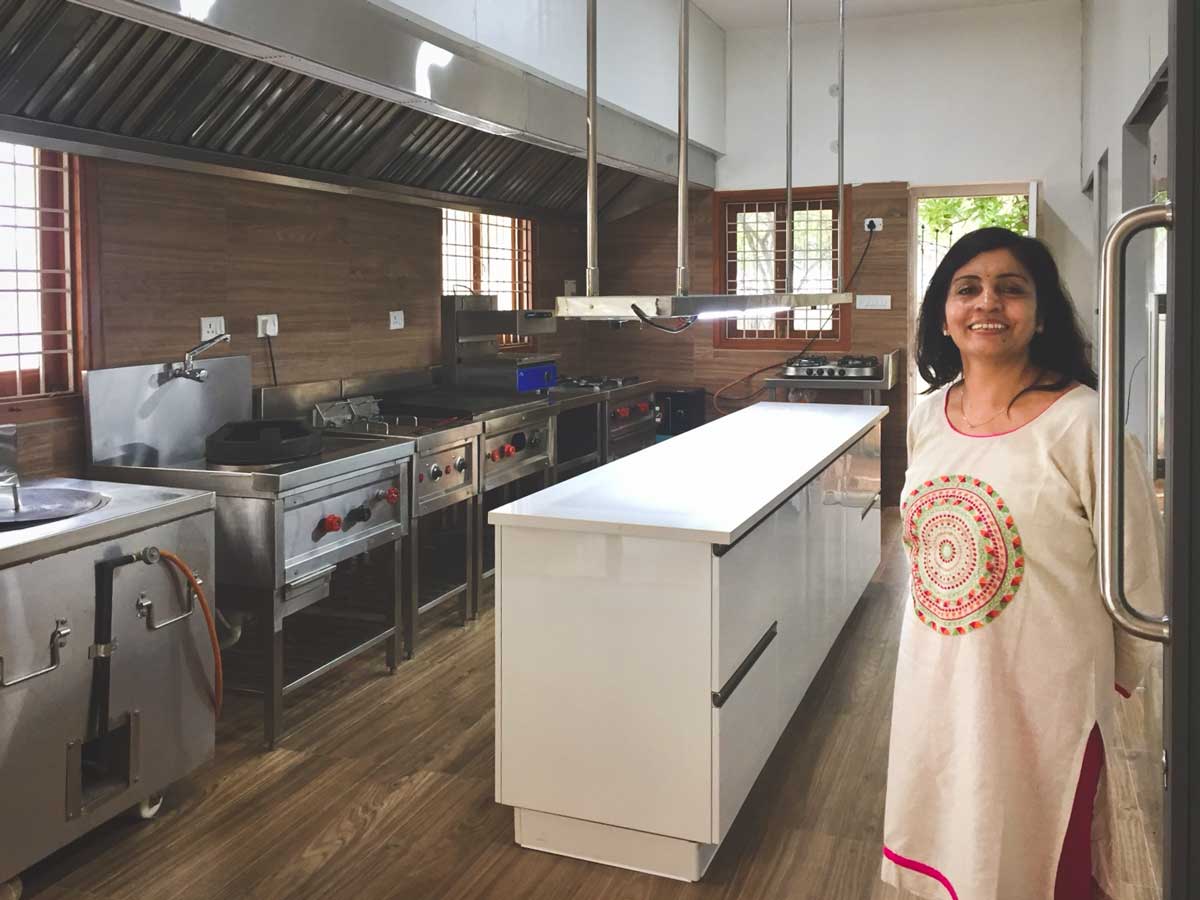 Interior of The culinary lounge in Hyderabad